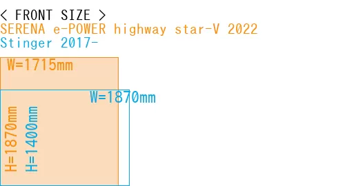 #SERENA e-POWER highway star-V 2022 + Stinger 2017-